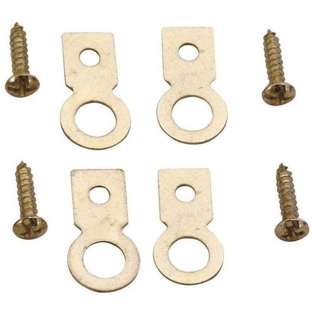 RING HANGER SMALL FLAT BRASS 