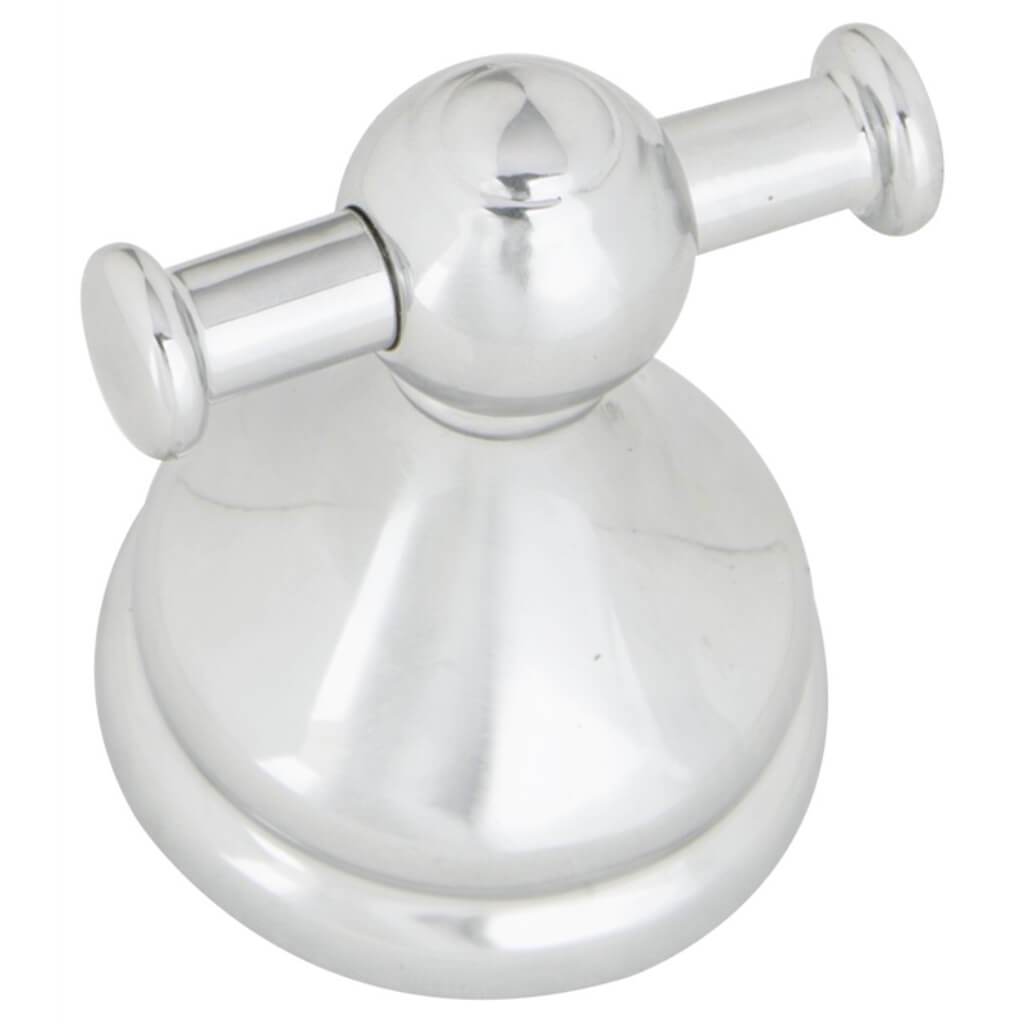 ROBE HOOK VENETIAN CHROME DBL 