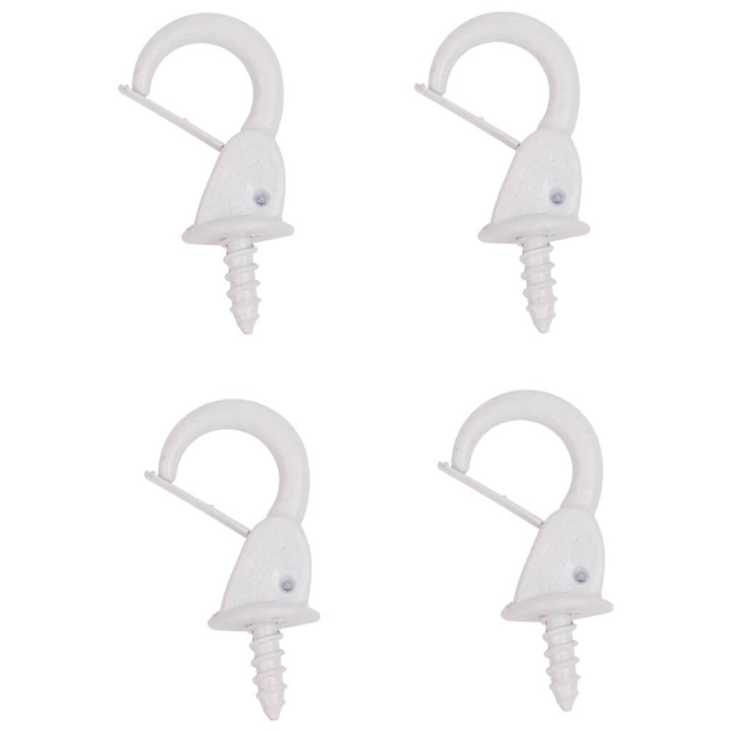 SAFETY HOOKS WHITE 7/8IN 