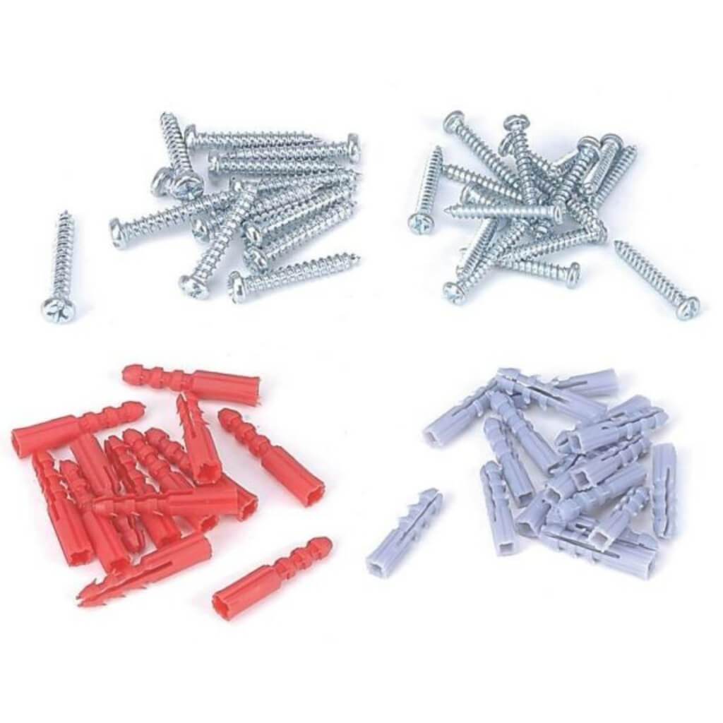 SCREW ANCHOR ASSORTMENT 60PCS 