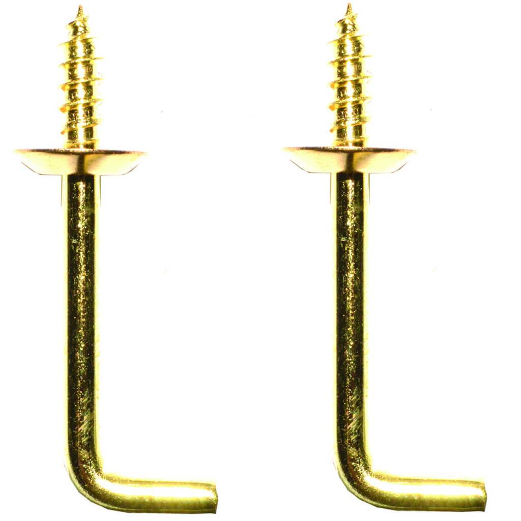 SHOULDER HOOK BRASS 1-1/2IN 