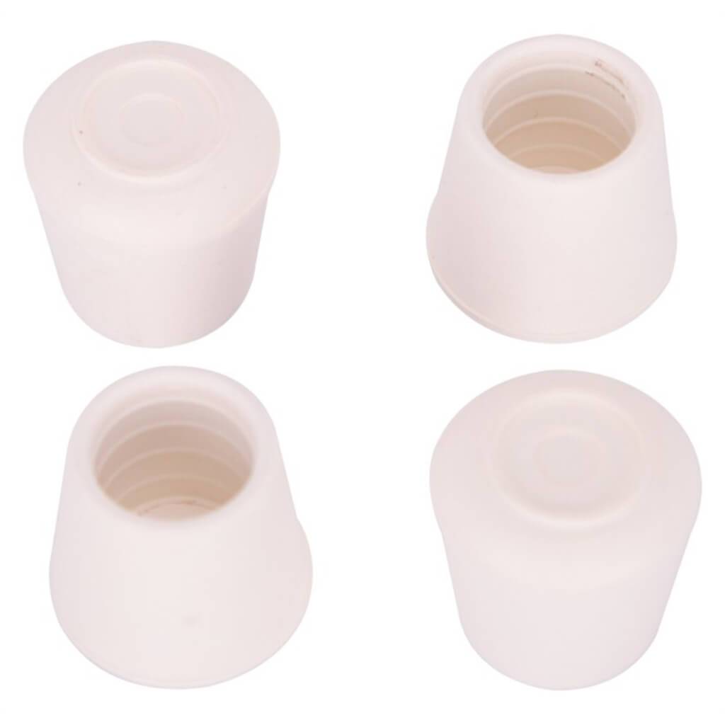 TIP FURNITURE LEG 5/8IN WHITE 