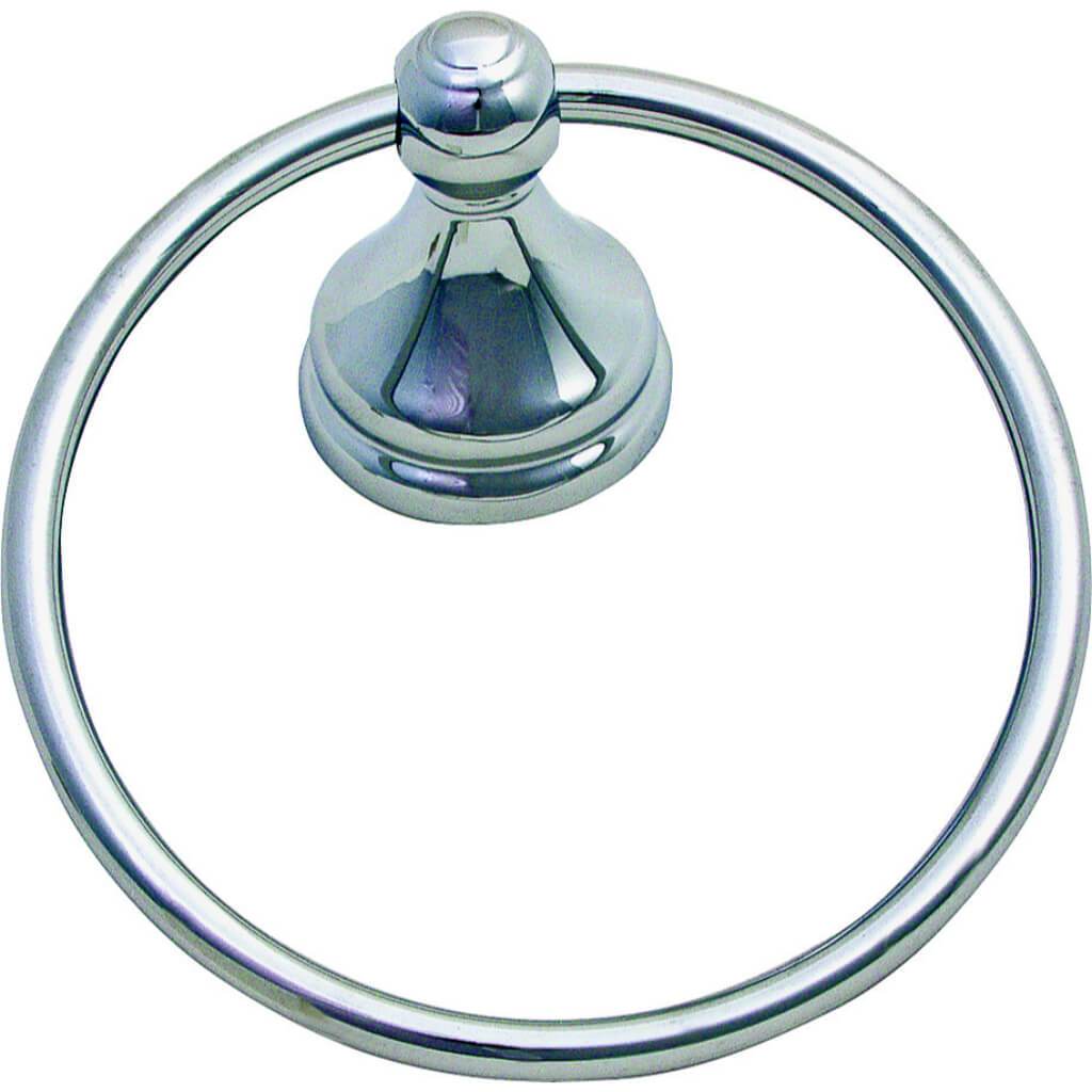 TOWEL RING V ENETIAN CHROME 