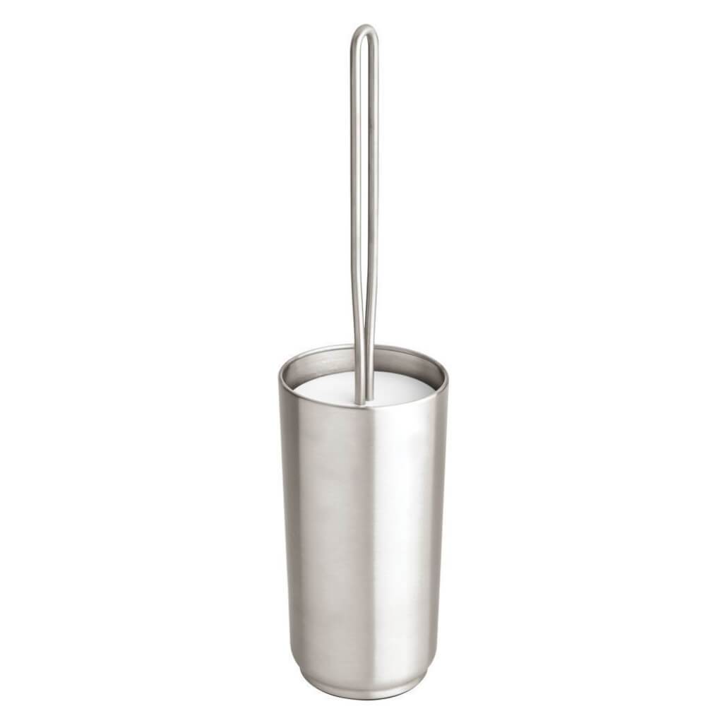 Austin Toilet Bowl Brush and Holder Set, Brushed 