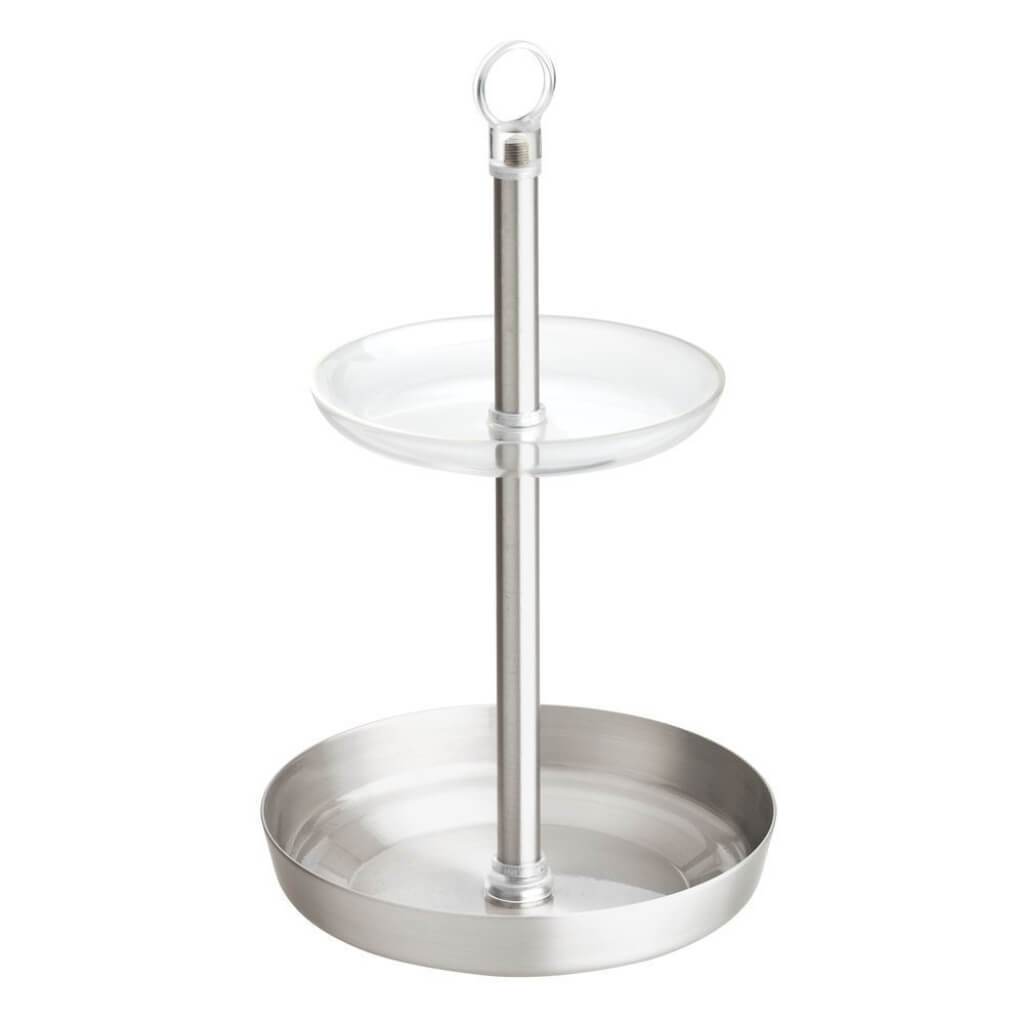 Austin 2-Tier Vanity Tray Clear 