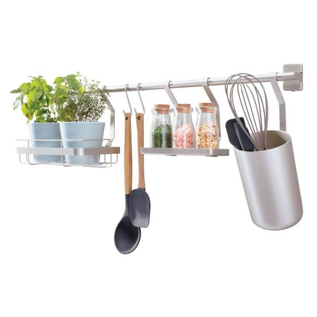 Austin Kitchen Wall Organizer, Rust-resistant, Matte Satin Finish 