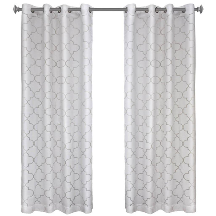 Sultan Grommet Top Panel Curtains White