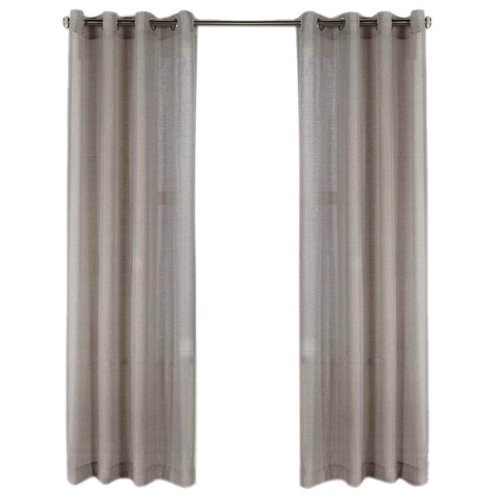 Alize Grommet Panel Curtains 52in x 84in Taupe