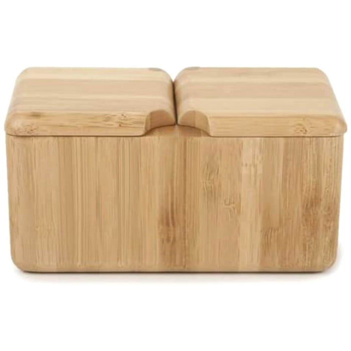 Bamboo Double Square Salt Box