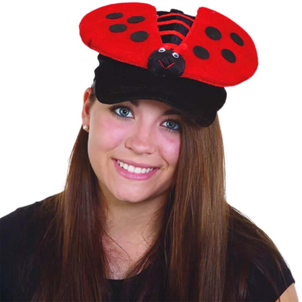 Velvet Ladybug Cap 