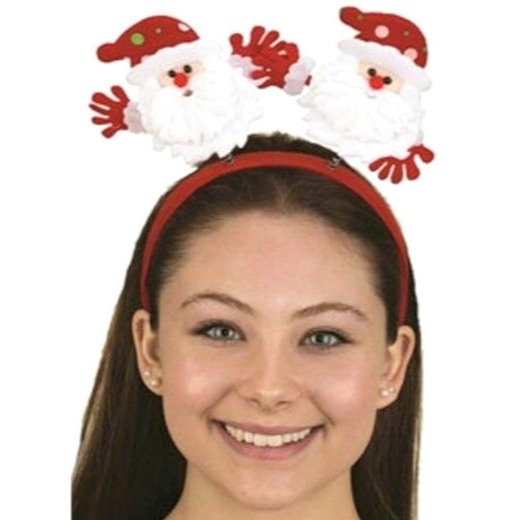 Velvet Santa Bopper Headband 