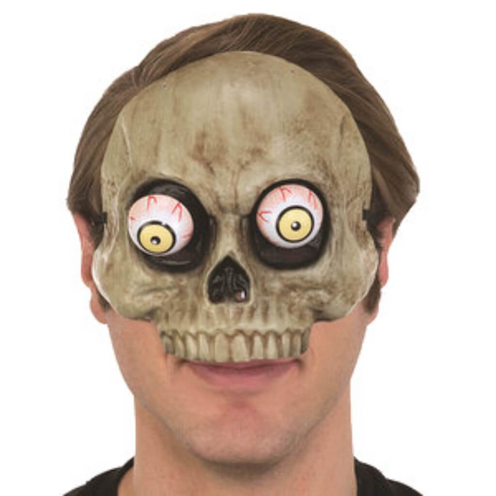 Skull Mask W/ Bobble Eyes 