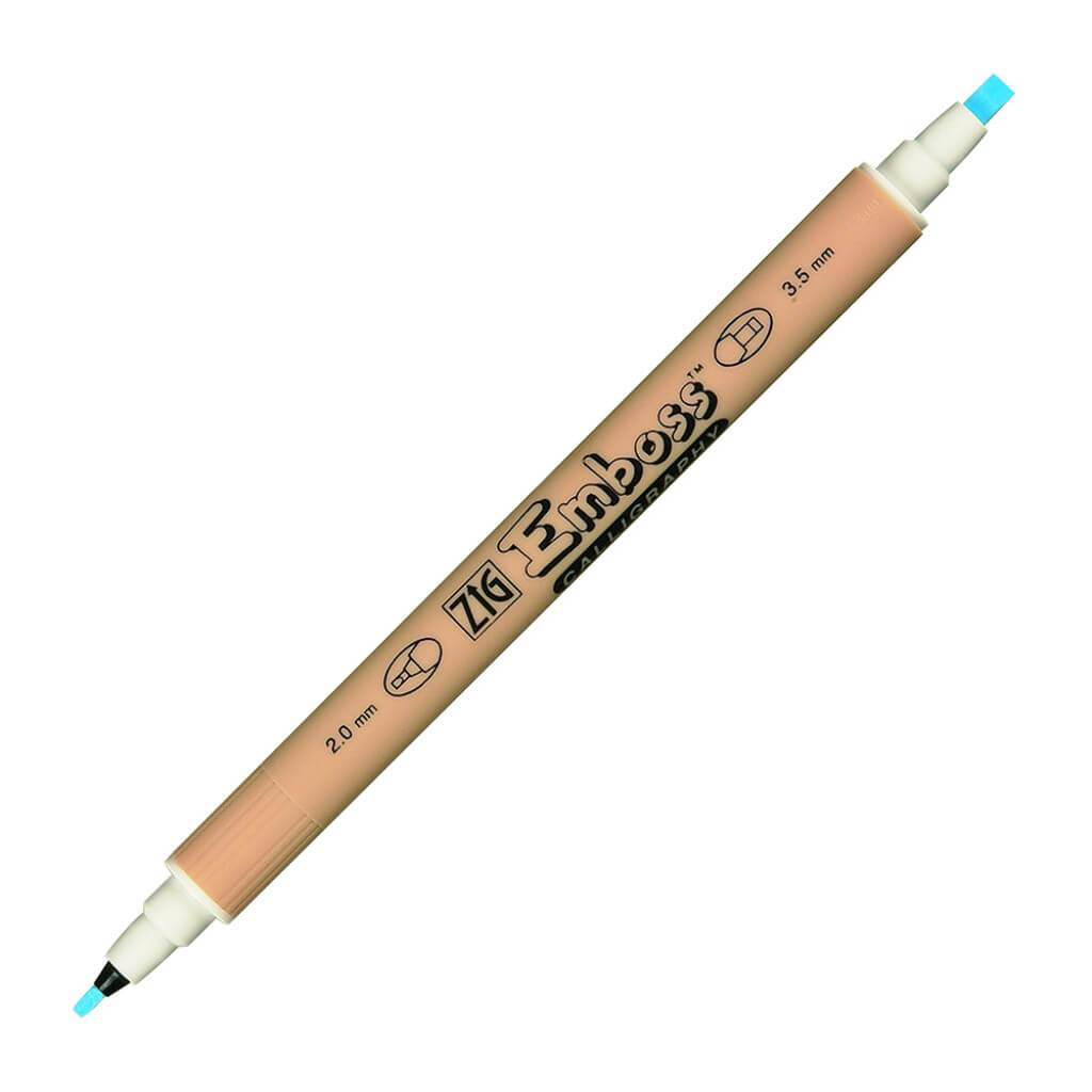 Zig Emboss Calligraphy Twin Tip Marker - Clear 