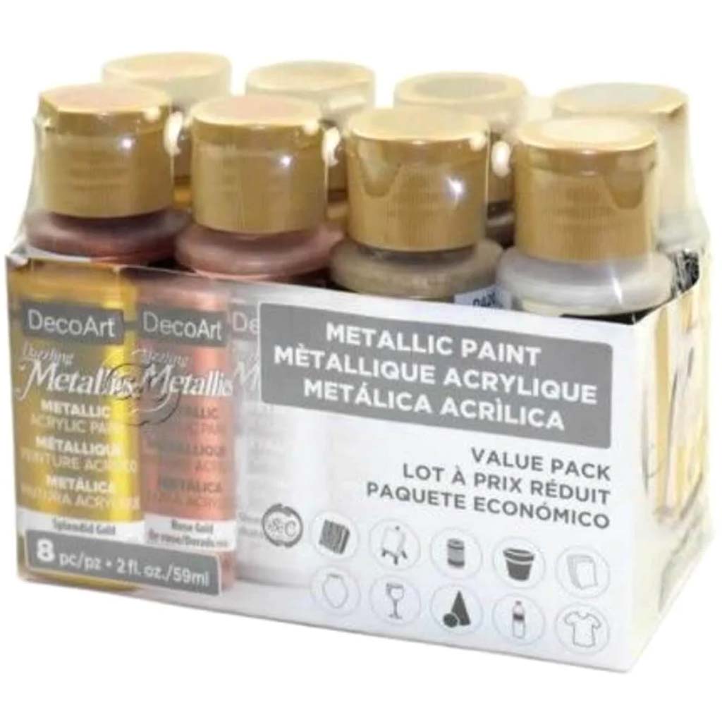 DAZZLING METALLIC VALUE PK SET OF 8