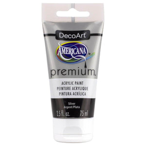 Americana Premium Acrylic Metallic Paint Tube 2.5oz