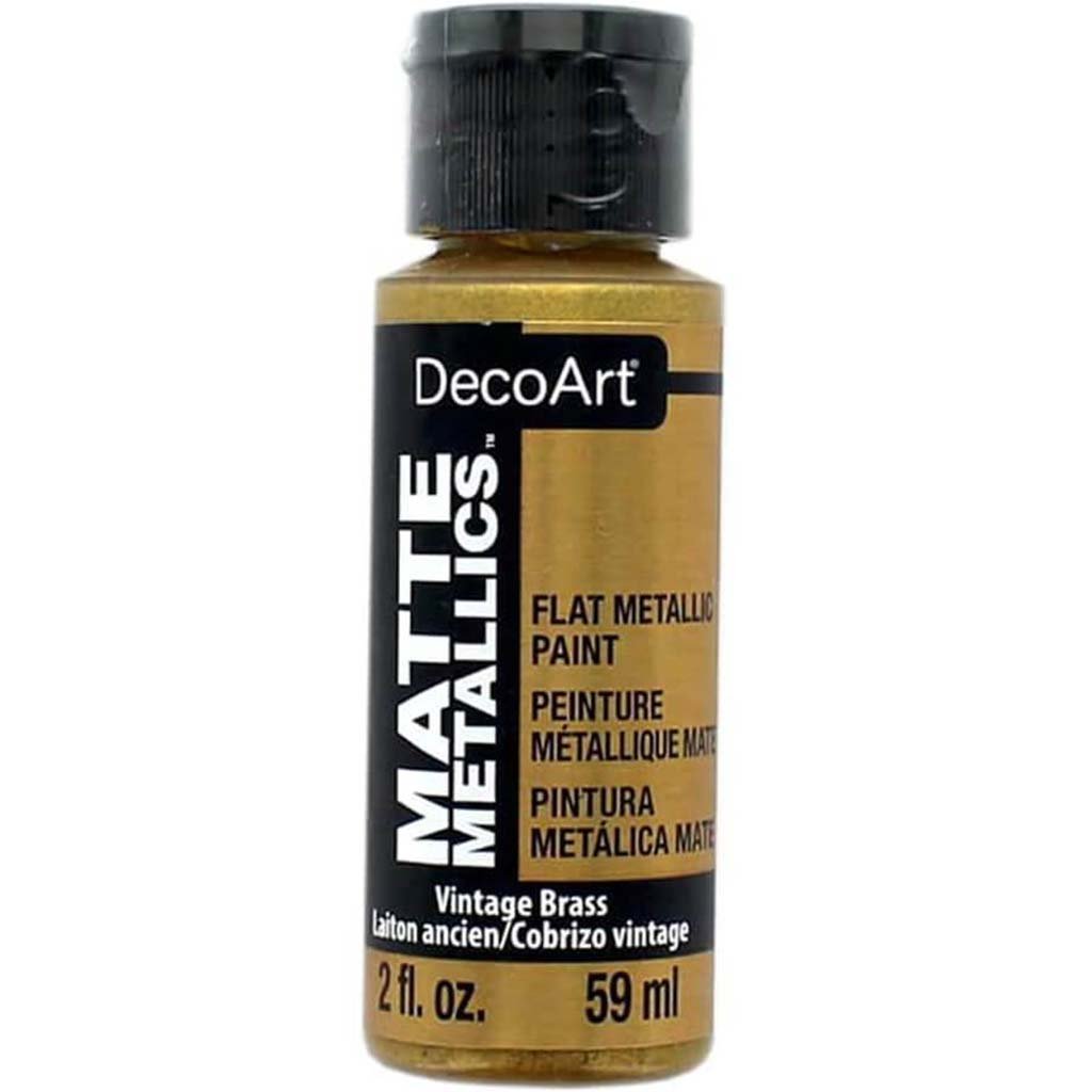 Decoart Matte Metallics Acrylic Paint 2oz