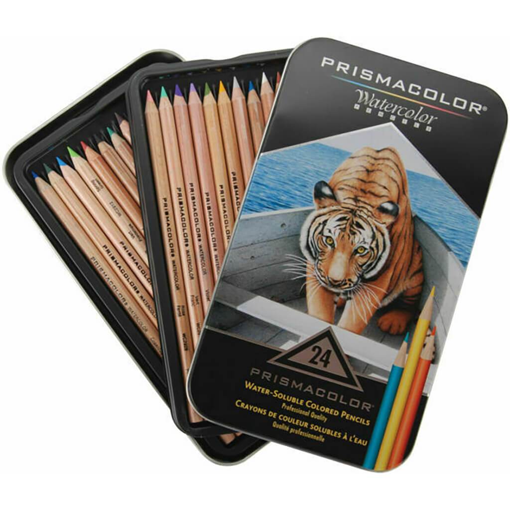 Watercolor Pencil 24-Color Set