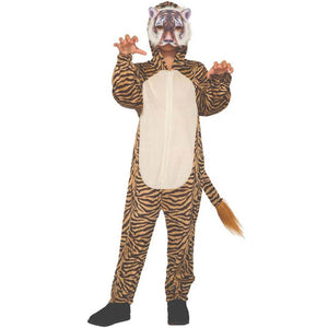 Tiger Jumpsuit & Mask Costume