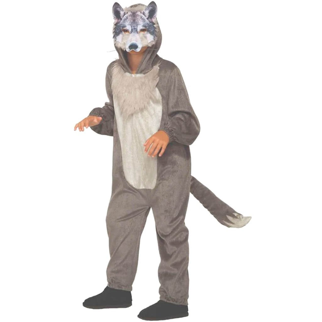 Wolf Jumpsuit &amp; Mask Costume