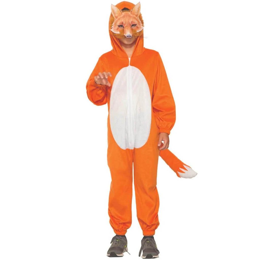 Fox Jumpsuit &amp; Mask Costume