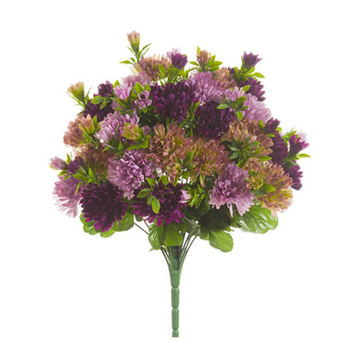 Mum Bush 24Pcs Amethyst 15in Purple