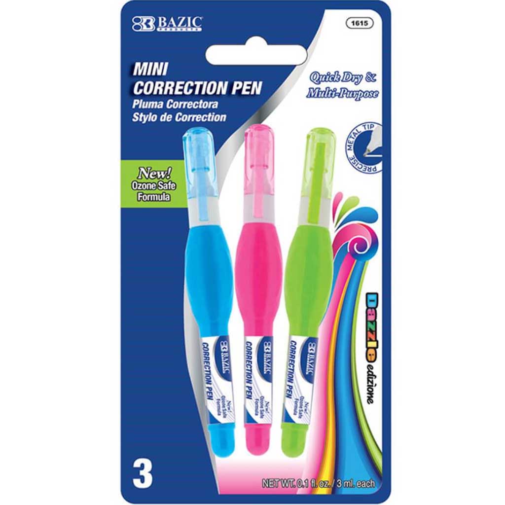 Mini Correction Pen Metal Tip 3ml 