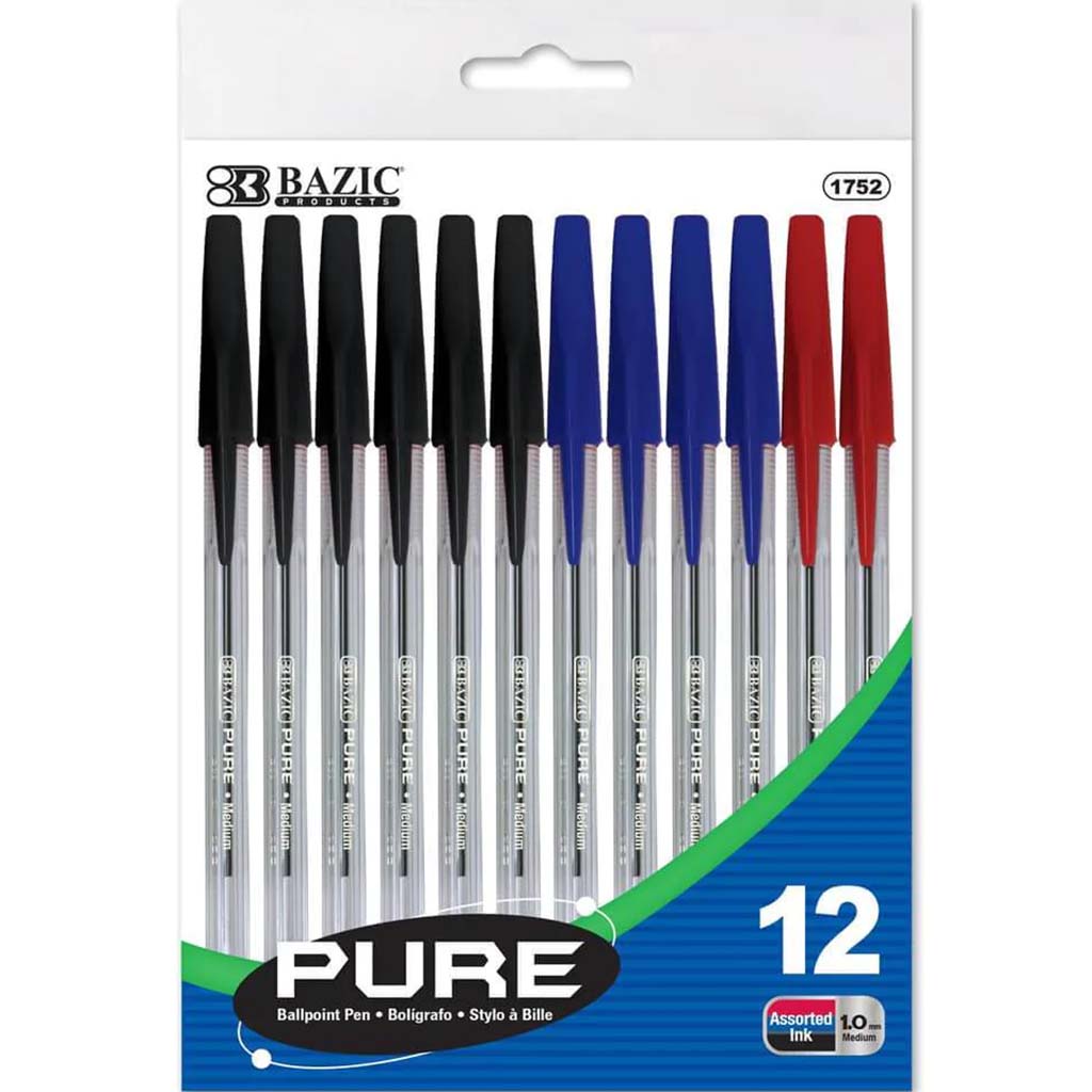 PURE ASSORTED COLOR STICK PEN