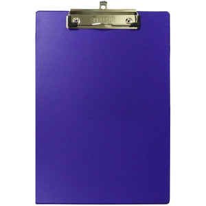 Bright Color PVC Standard Clipboard With Low Profile Clip