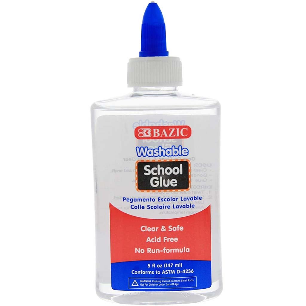 Washable Clear School Glue 5oz 