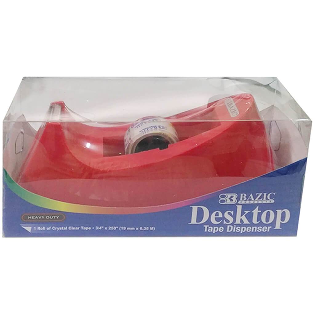 Core Heavy Duty Desktop Tape Dispenser With Tape Refill 