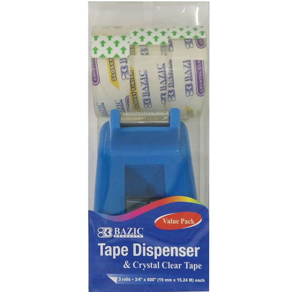 Mini Core Desktop Tape Dispenser with Tape Refill 