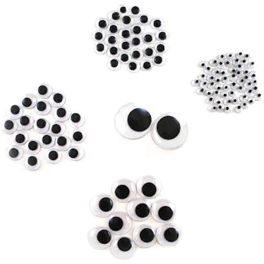 GOOGLY EYES 5MMX25MM ASSORTED 