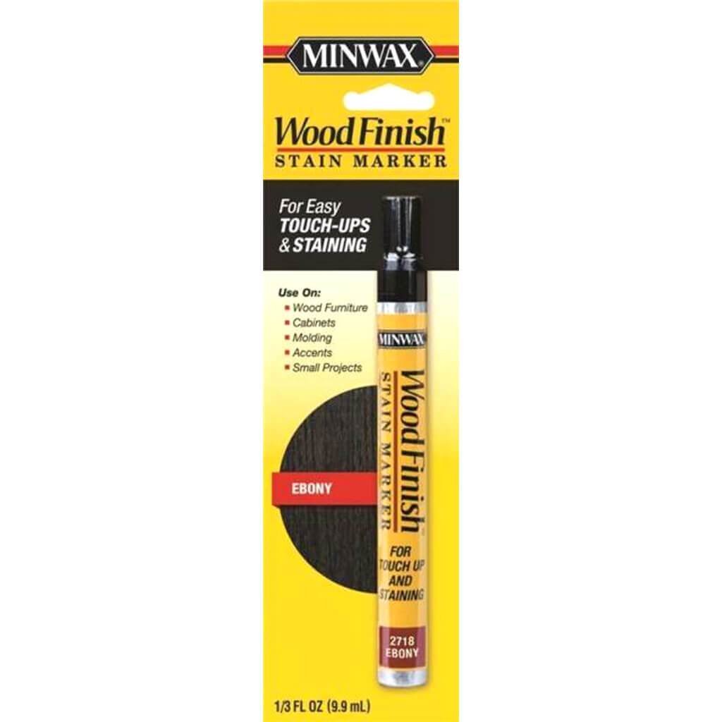 Wood Finish Stain Marker Ebony