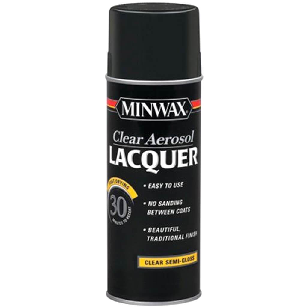 Clear Lacquer Aerosol 12oz Semi-Gloss