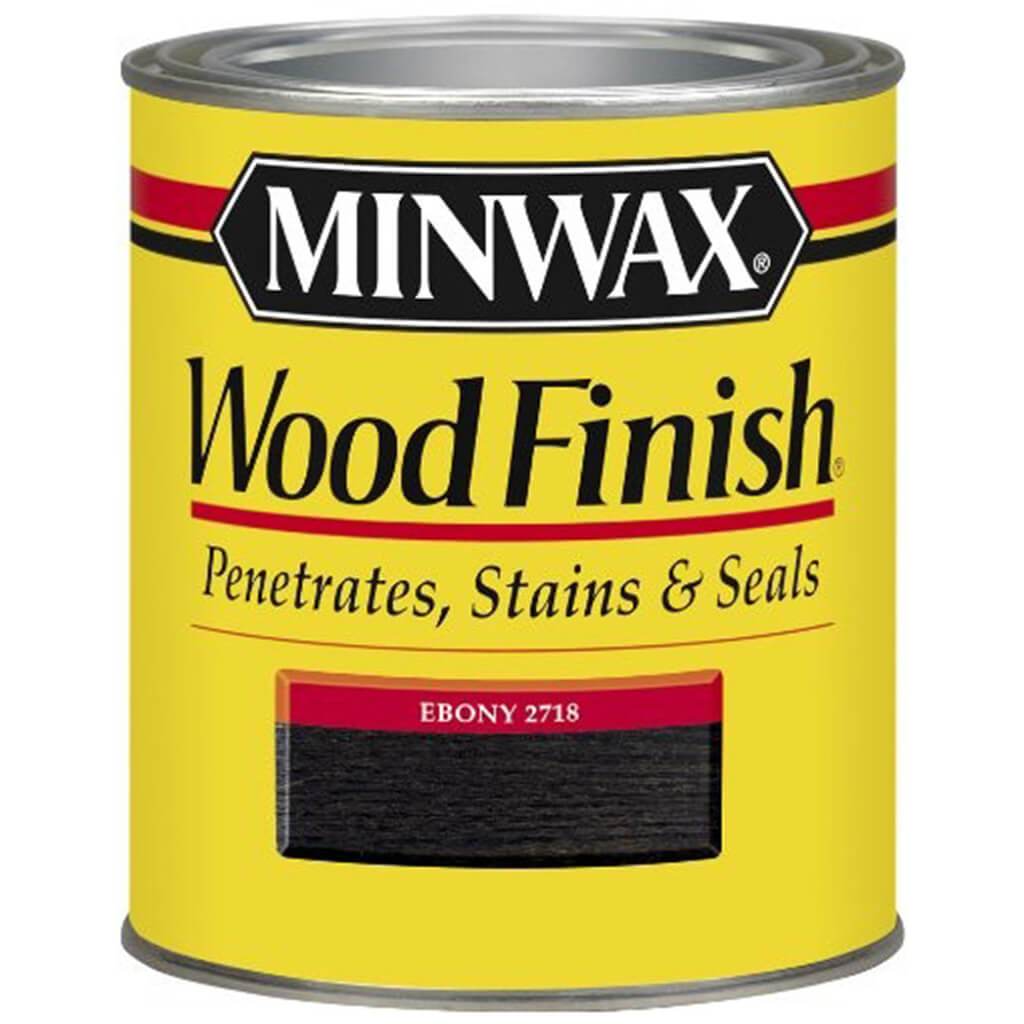 Finish Interior Wood Stain 1 Quart Ebony