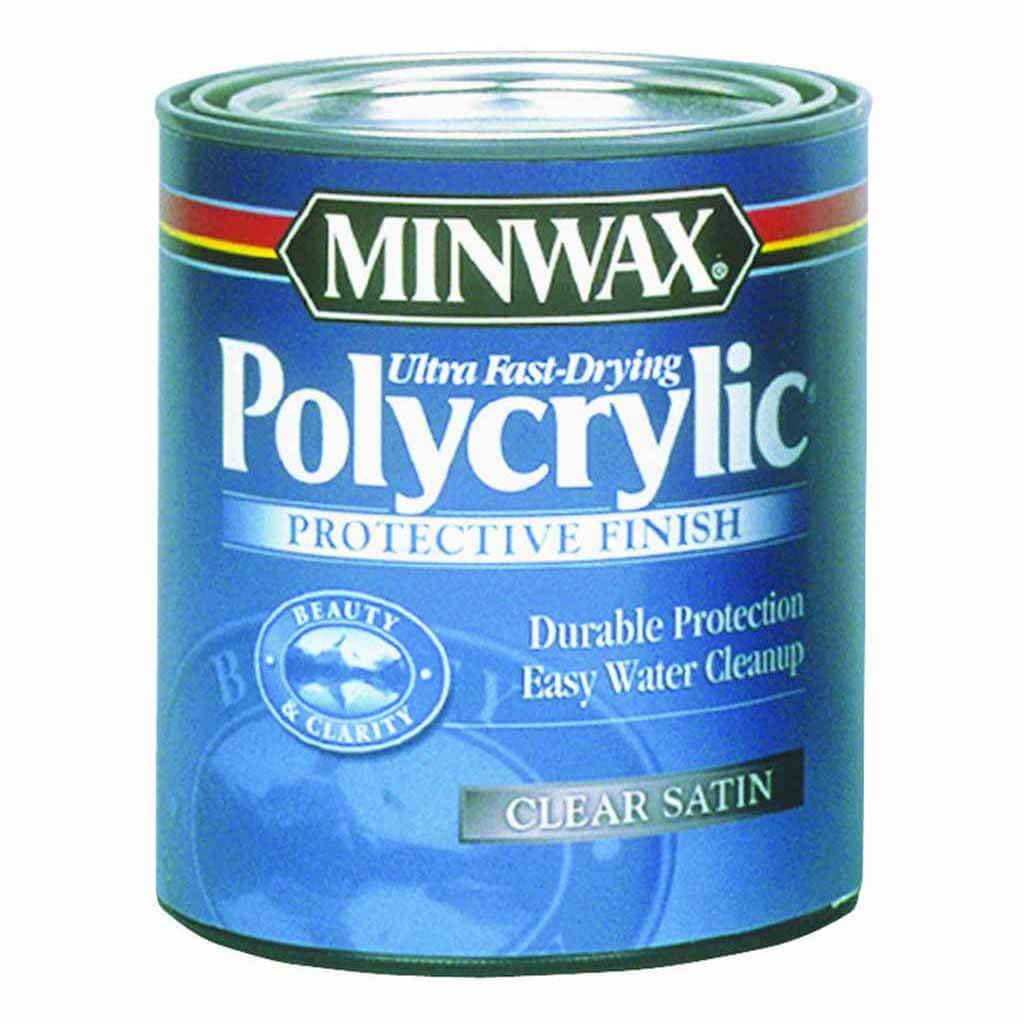 Finish Polycrylic Water Based Satin Quart