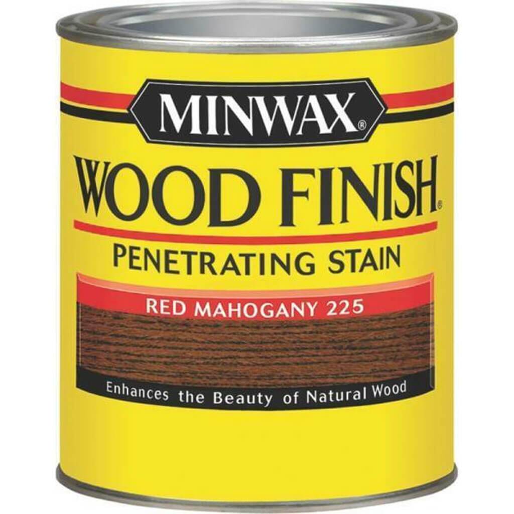 Finish Interior Wood Stain 1 Quart Red Mahogany