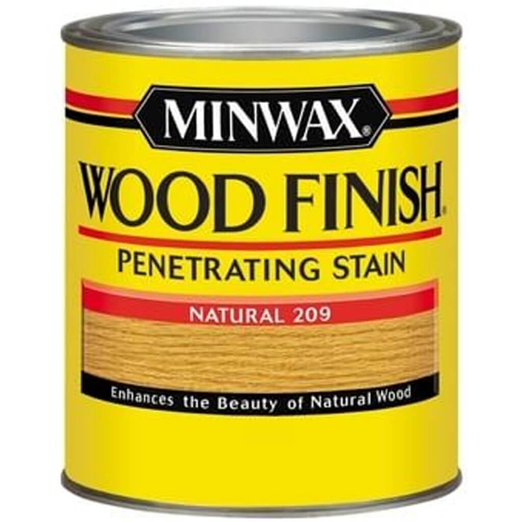 Finish Interior Wood Stain 1 Quart Dark Natural