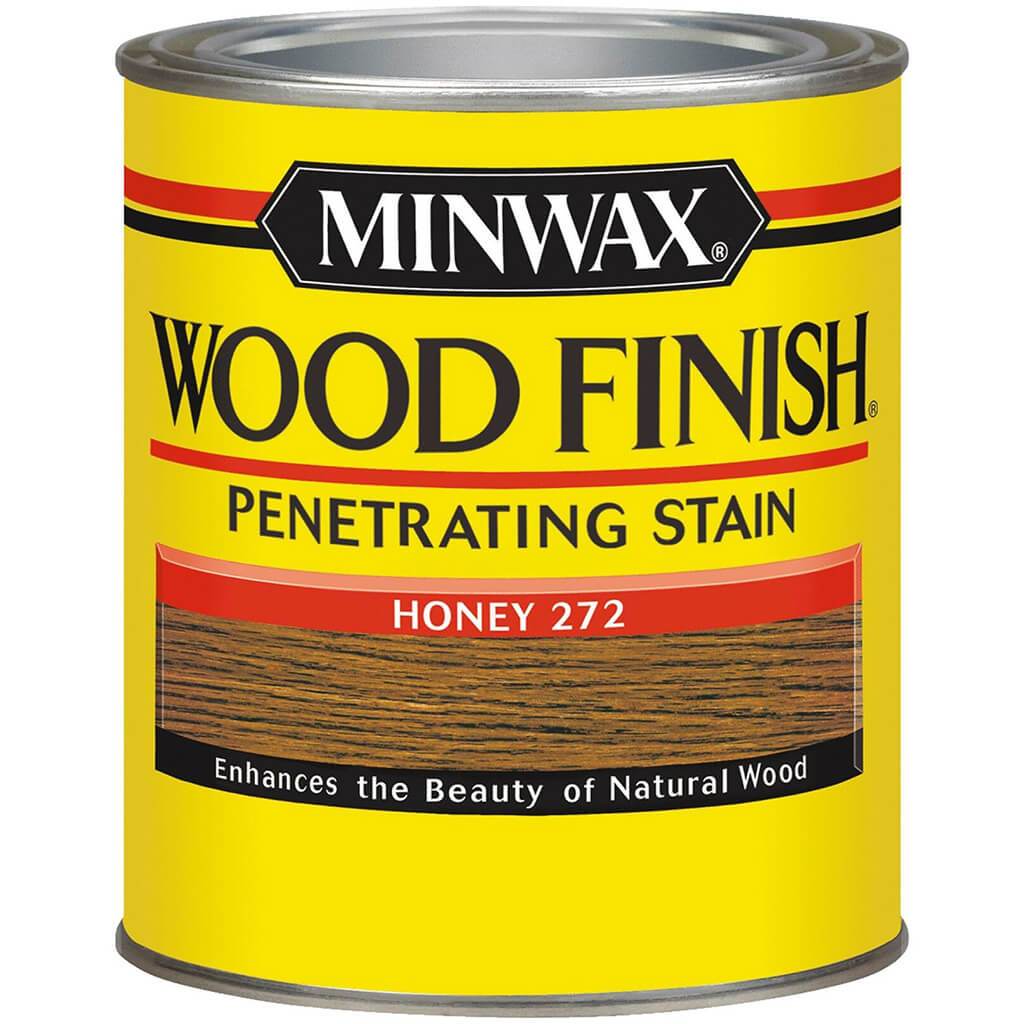 Wood Finish Penetrating Stain Quart Honey