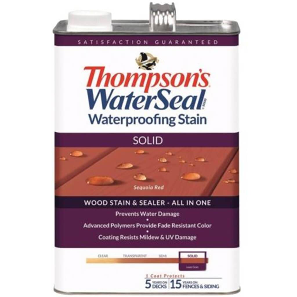 Waterproofing Stain Sequoia Red 1 Gallon