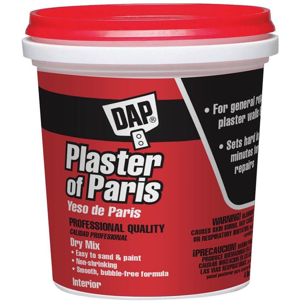 DAP Plaster of Paris, White, 4lb Tub