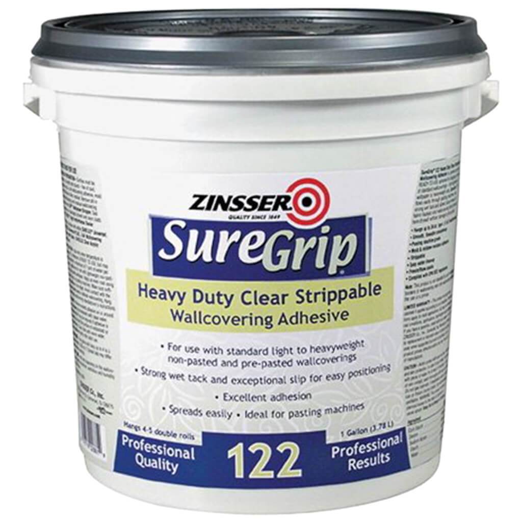 Adhesive Wallcovering Strip Clear 3.5Gal