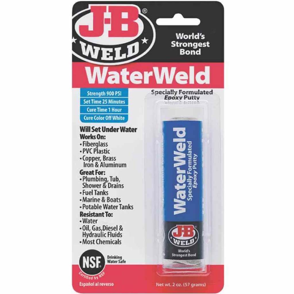 J-B WELD Epoxy Putty, White, 2oz Stick Pack