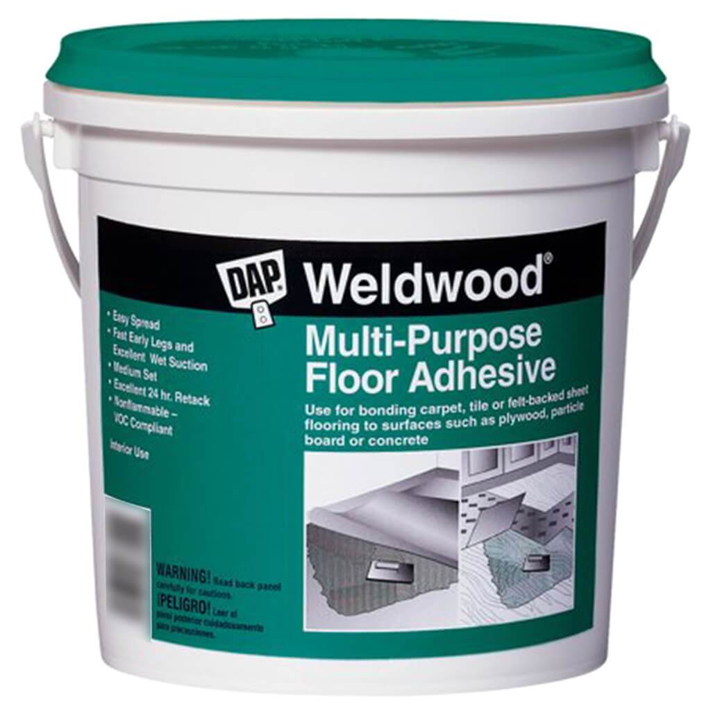 DAP Weldwood Floor Adhesive, 1qt Pail