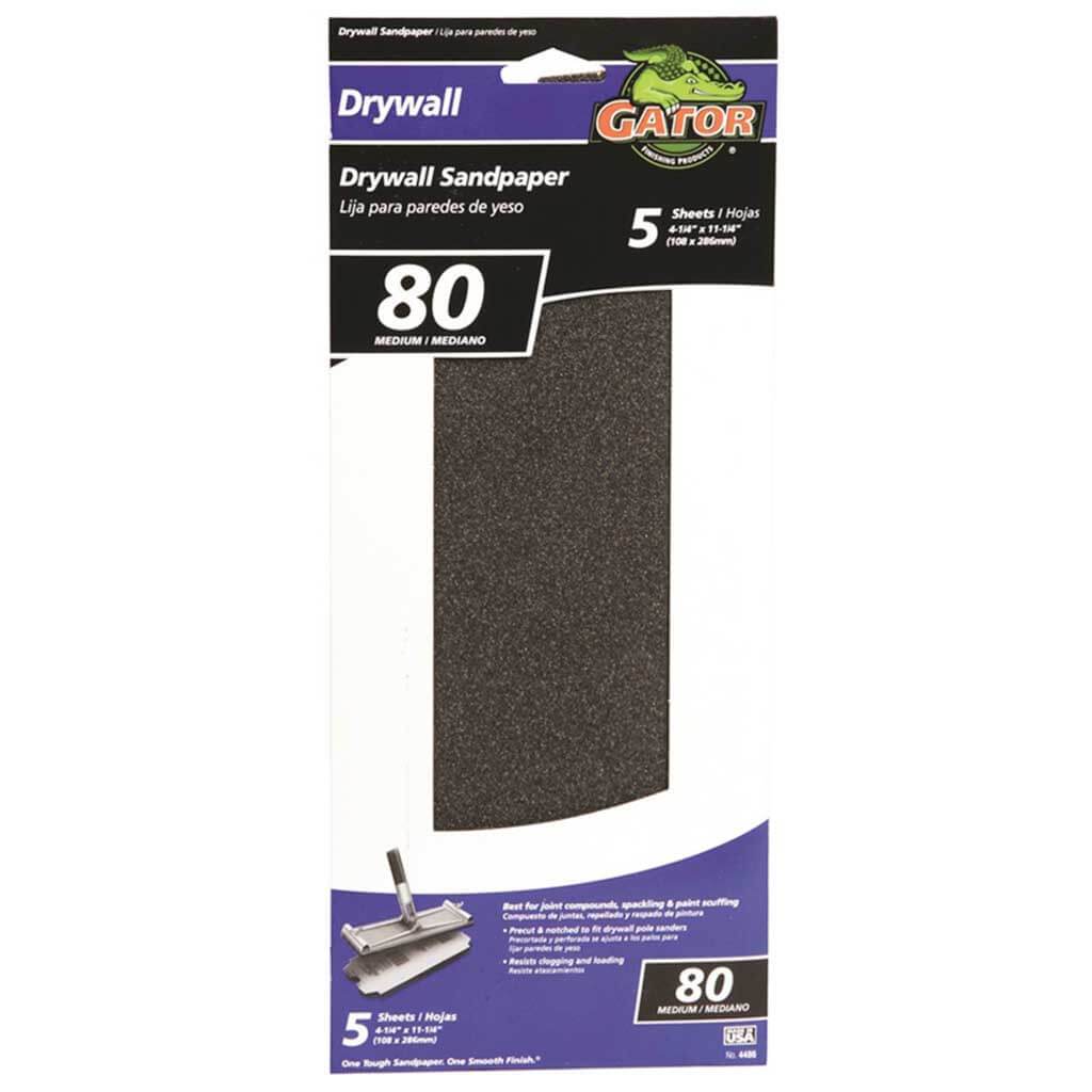 SANDPAPER DRYWL MED 1.25X11.25 