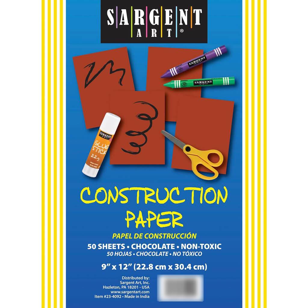 Sargent Art Construction Paper Pack 9in x 12in 50ct