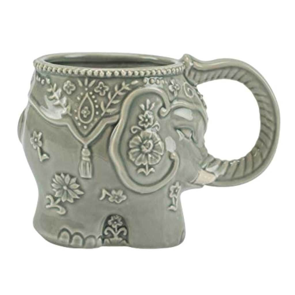 Elephant Stoneware Mug 16oz