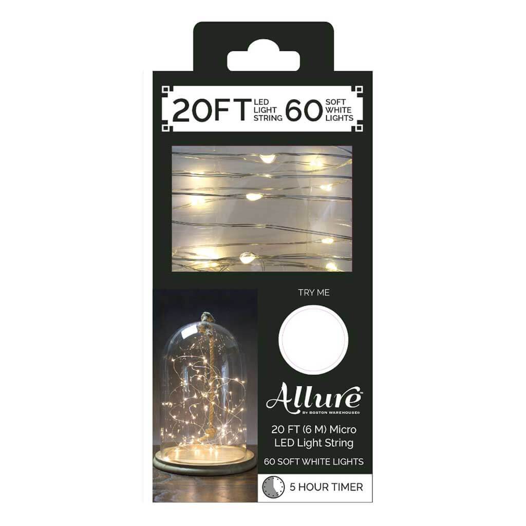 60 Led Warm White With Try Me 20ft