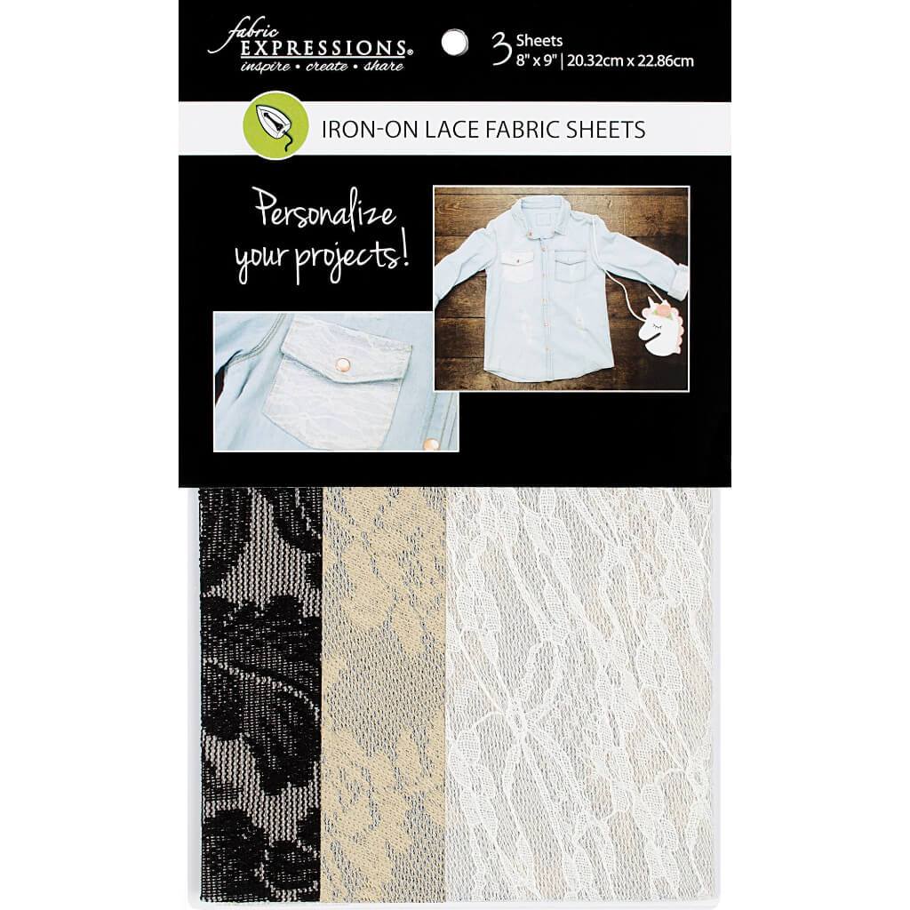 Fabric Expressions Fusible Lace Sheets