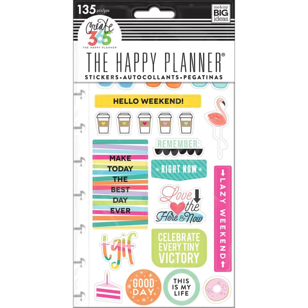 Happy Planner Stickers 5/Sheets TGIF Classic